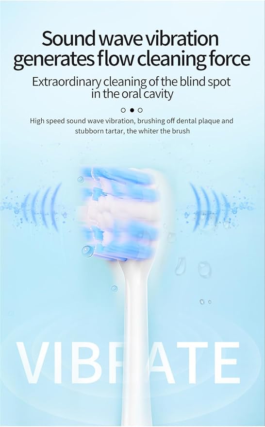 Electric Toothbrush for Adults (White)