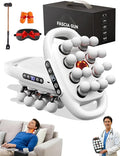 Veloreva Massager 2026 New 16 Head Massage Gun Deep Tissue 3 Modes 30 Speeds &amp 50kg Thrust Pro Neck Massager with Long-Lasting Battery Quiet Cordless for Neck Waist Body Muscle (16-Head-Whit
