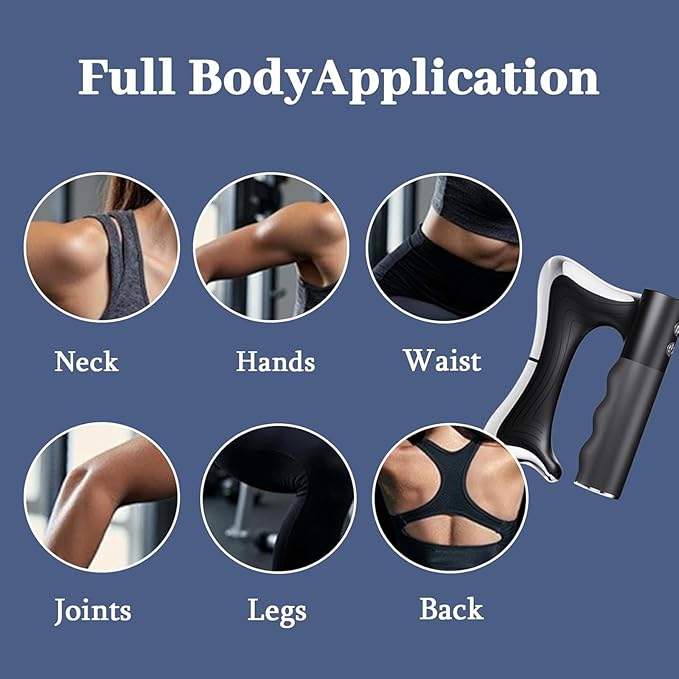 Sculptwave Full Body Contouring Device Muscle Scraper Tool Scraper Massager Features Three Modes Levels with Led Display for Whole Body (Black)
