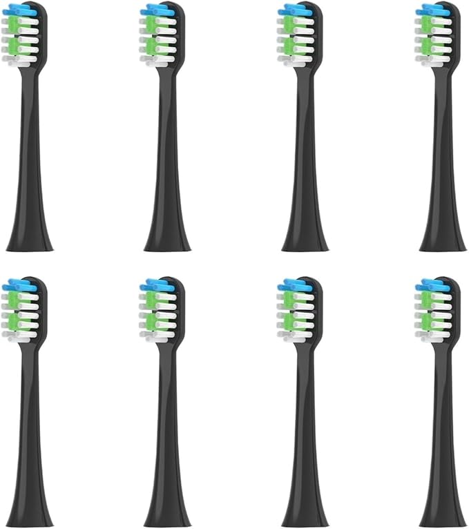 16pcs Replacement Toothbrush Heads Compatible for Hyundai X100/Sarmocare S100 S200 S600 S700 S800 S900 S710 S820