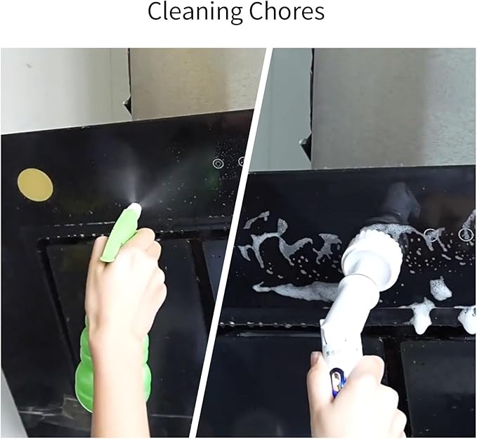 Cordless Automatic Rotation Tool Featuring Multiple Brush Head for Efficient Electric Brush