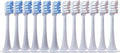 12PCS for T300/T500/T700 Replacement Brush Heads Electric Tooth(6Pink6Blue)