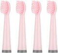 for AUX A11 Electric Toothbrush Replacement Heads Compatible for UPHYLIAN/KONKA/PHYLIAN Soft Brush Bristles Nozzles(4PCS Pink)