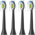 4/8pcs Replacement Toothbrush Heads Compatible with Philips Sonicare Soft Electric Brush Head 4100 6500 6100 7500 5(4pcs Black)