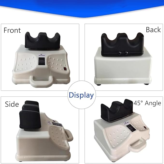 Swing Foot Massager Portable Electric Aerobic Exerciser Gear Speed Adjustable Relax Foot Pain ReliefFitness Blood Chi Machine with Controller