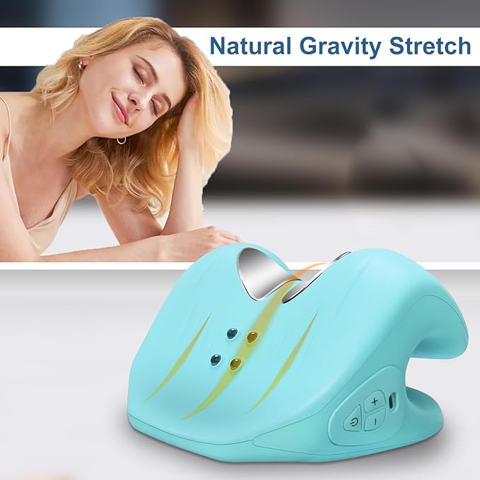 Neck Massager6 Modes Electric Pillows with HeatMasajeador de CuelloErgonomic 26°Shoulder Massager Portable for Car Office Home