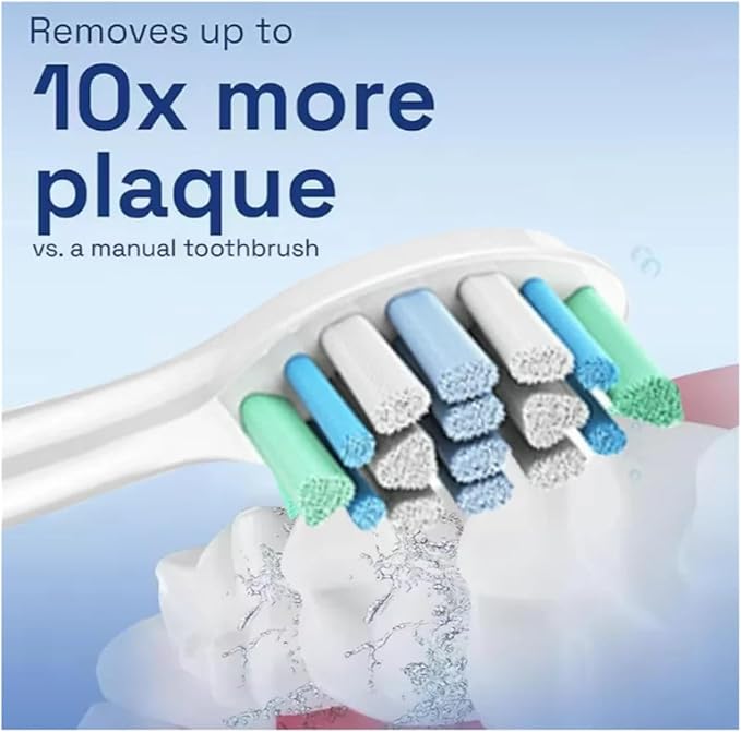 3Models Electric Toothbrush Head Compatible for with HX3/HX6/HX9 Series Models(12pcs 034-p)