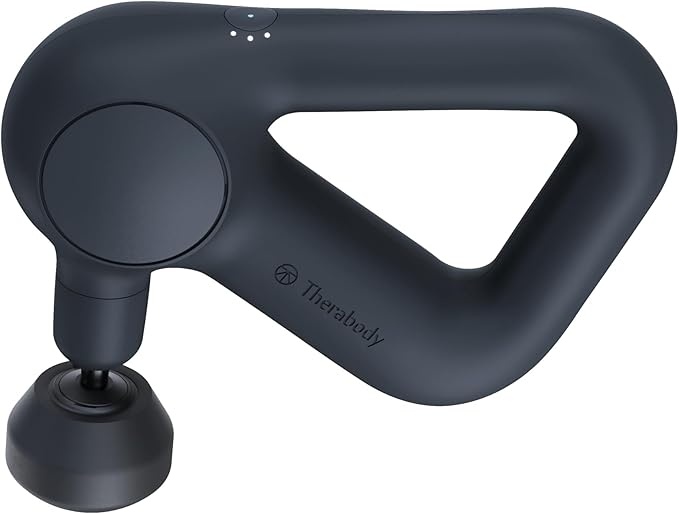 TheraGun Therabody Relief - Quiet Deep Tissue Therapy Massage Gun - Bluetooth Enabled Electric Percussion Massage Gun &amp Personal Massager for Pain in The Neck Back Leg Shoulder and Foot (Black