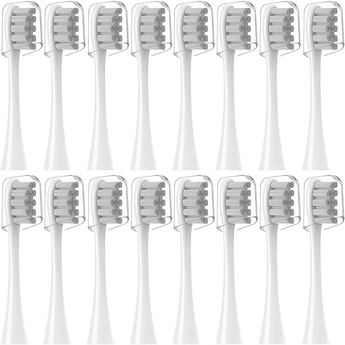 Replacement Brush Heads Compatible with Oclean Sonic X/X Pro/ Z1/ SE / F1 / One / PW01/03/05/07/09 P5 Electric Toothbrush Heads(16 Pink)
