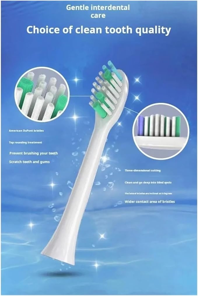 16pcs Toothbrush Heads Compatible for S100 S200 S600 S700 S800 S900 S710 S820 S910(Black 16pcs)