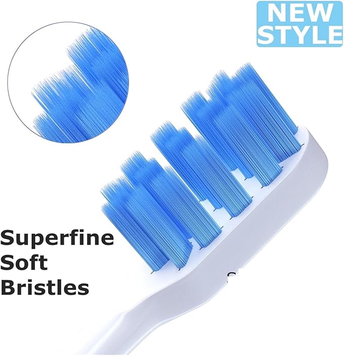 5/8/10PCS Replacement Toothbrush HeadsCompatible for Xiaomi T300 T500 Sonic Electric Teeth Brush Soft Teethbrush Nozzles(10 Blue)