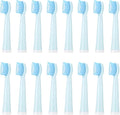 16pcs Toothbrush Replacement HeadsCompatible for UPHYLIAN/KONKA/PHYLIAN Soft Brush Bristles Nozzles(16PCS Blue)