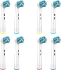 Replacement Toothbrush HeadsCompatible For Oral B Compatible For Braun Professional Cross Electric Brush Heads Action Heads Refills 1000 7000(8pcs)
