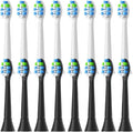4-16Pack Replacement Toothbrush Heads Compatible for Philips Sonicare Electric Tooth Brush Refill(8White 8Black)