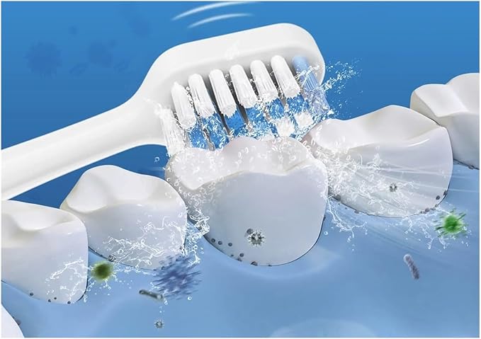 Replacement Toothbrush HeadsCompatible for Philips Cover Health Aoremon Hx7022 Screw-On Medium Fit Electric Tooth Brush Heads(3color-1A-12pcs)
