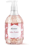 Kustie Peach Body Wash – Jam Texture Shower Gel with Real Peach Extract Strawberry Seeds &amp Aloe Gentle Exfoliating &amp Moisturizing Cleanser for Dry &amp Sensitive Skin Sweet Fruity Scent 1