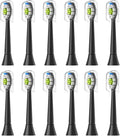 Replacement Toothbrush HeadsCompatible for Philips Electric for Handles(12pcs Black)