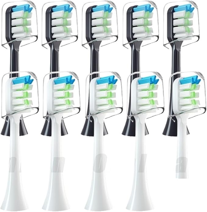 Compatible for FUPAI Electric Toothbrush Head / A6plus A6splus A8 Z5 Universal Vacuum Package Replacement Brush(Purple)