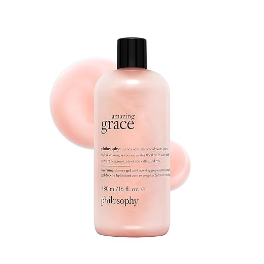 philosophy amazing grace hydrating bath &amp shower gels - efficiently cleanses soothes &amp comforts dry skin - vegan formula