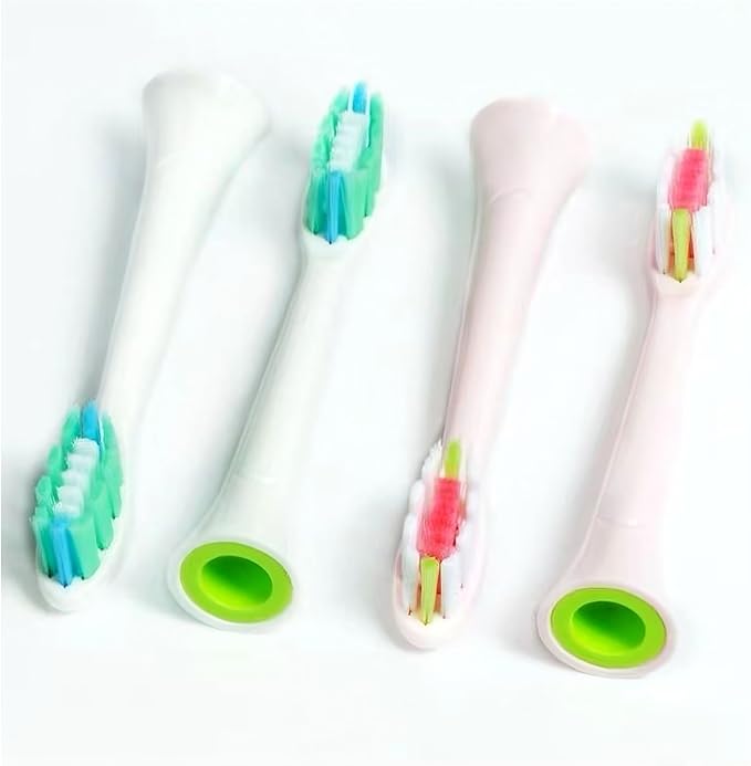 Replacement Toothbrush HeadsCompatible For Stoewer  M4 Sonic Electric Toothbrush Bristles Nozzles(8PCS WHITE)
