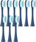 Replacemen Brush Heads Compatible for Oclean Flow/X Pro Elite/X Pro/F1 Sonic Electric Toothbrush Nozzle Soft Bristle(9 Blue)