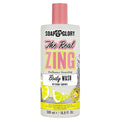 Soap &amp Glory The Real Zing Radiance Boosting Body Wash - Hydrating Body Wash with AHAs - Citrus Scented Moisturizing Body Wash for a Healthy Glow (500ml)