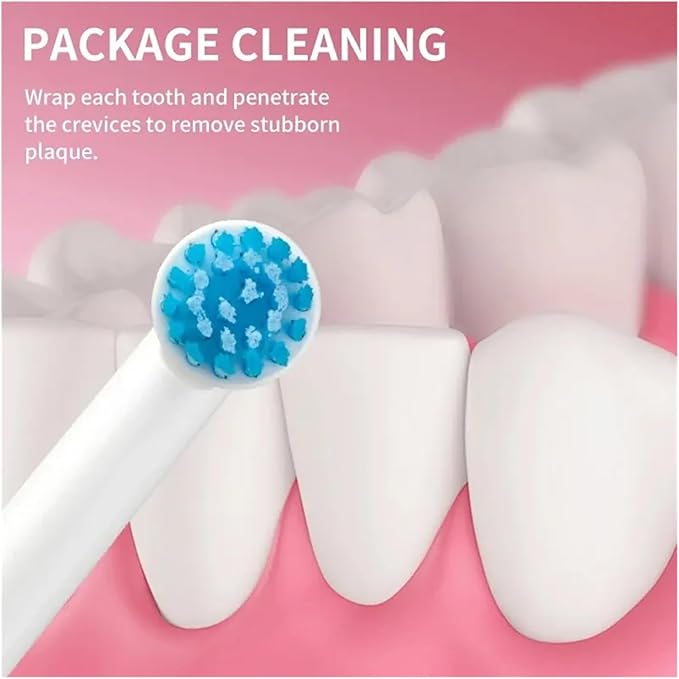4pcs Replacement Brush Heads Compatible For Oral-B Electric Toothbrush Advance Power/Vitality Precision Clean/Pro Health/Triumph/3D Excel