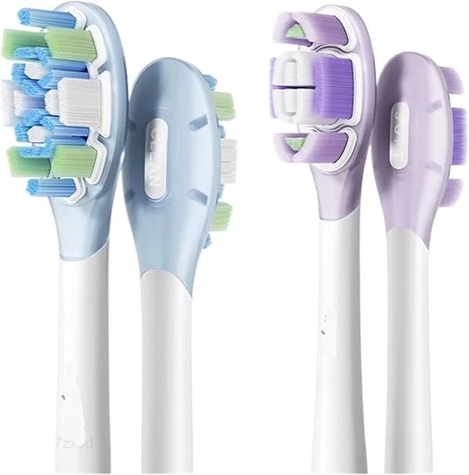 Compatible for Mijia Electric Toothbrush Brush Head Sonic Vibration Pro 4 Brushing Modes IPX8 Waterproof(Clean Version)