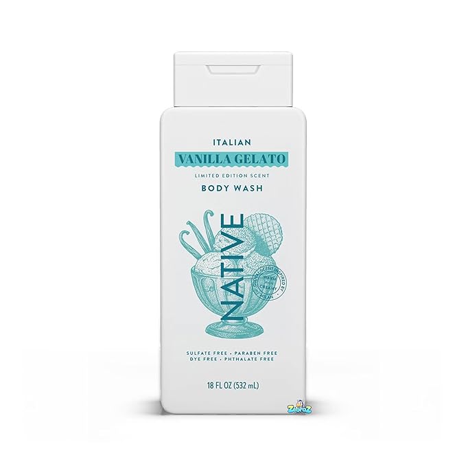 Native - Passport Limited Edition Global Flavors Sulfate-Free Body Wash - Italian Vanilla Gelato - 18 fl oz - Pack Of 02