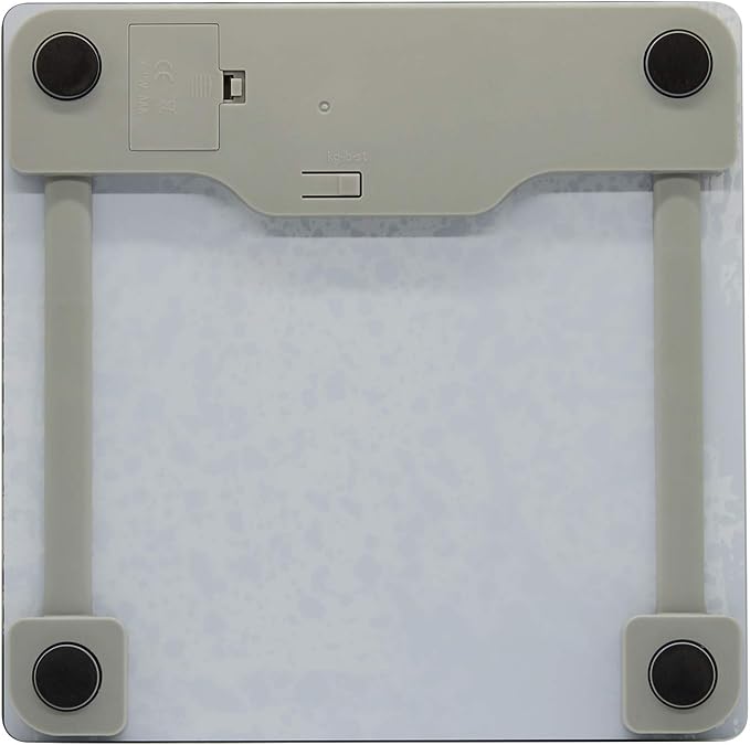 Taylor Crackled Glass Design Digital Bathroom Scale White 5273273