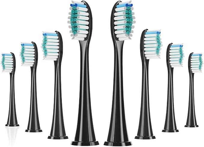4/8/12/16PCS Replacement Brush HeadsCompatible with Phili Sonic Care DiamondClean HX3/HX6/HX9 Toothbrush(8pcs)