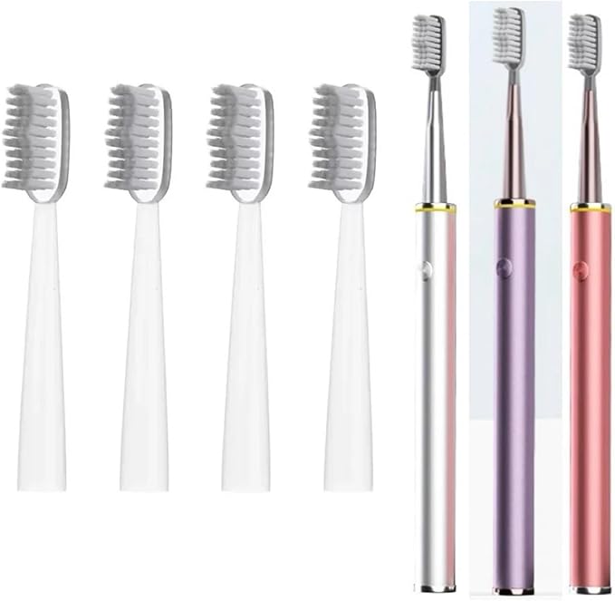 16pcs Replacement Toothbrush Heads Compatible for Jianpai JD015 Electric Soft Bristles Nozzles