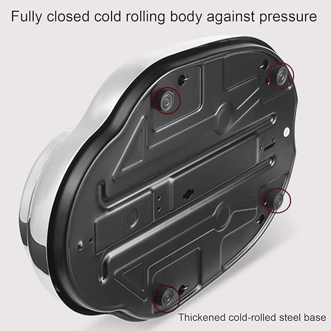 KROKII Mechanical Bathroom Scale High Precision Anti-Skid Body Weight Scales Mechanical Personal Scales Sturdy Metal Platform Oversized Precision Dial No Battery
