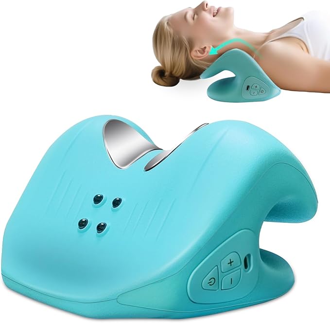 Neck Massager6 Modes Electric Pillows with HeatMasajeador de CuelloErgonomic 26°Shoulder Massager Portable for Car Office Home