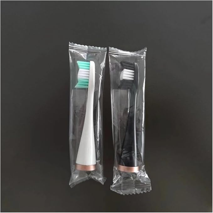3 Pcs Replacement Brush Heads Electric Toothbrush Head Compatible for Teeth Cleaner Bristle Refill(Black)