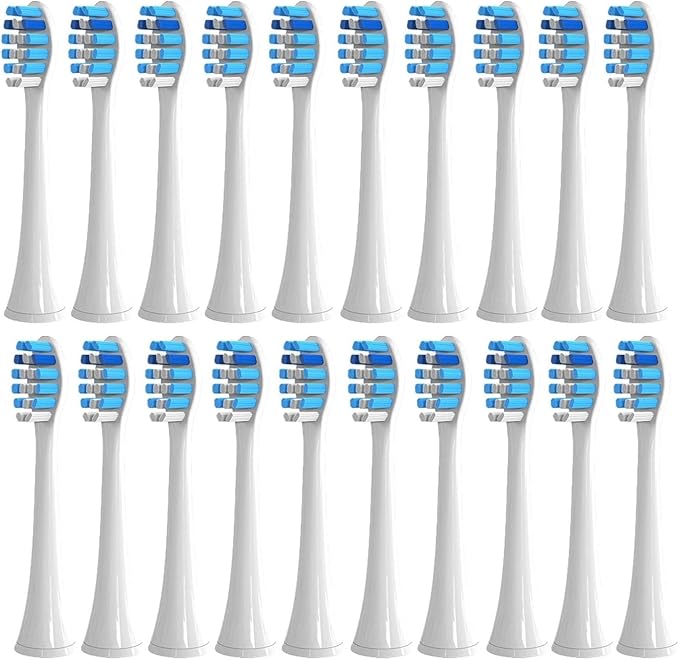 4-16Pcs Replacement Toothbrush Heads Plaque Defence Electric Head Brush(16pcs Blue)