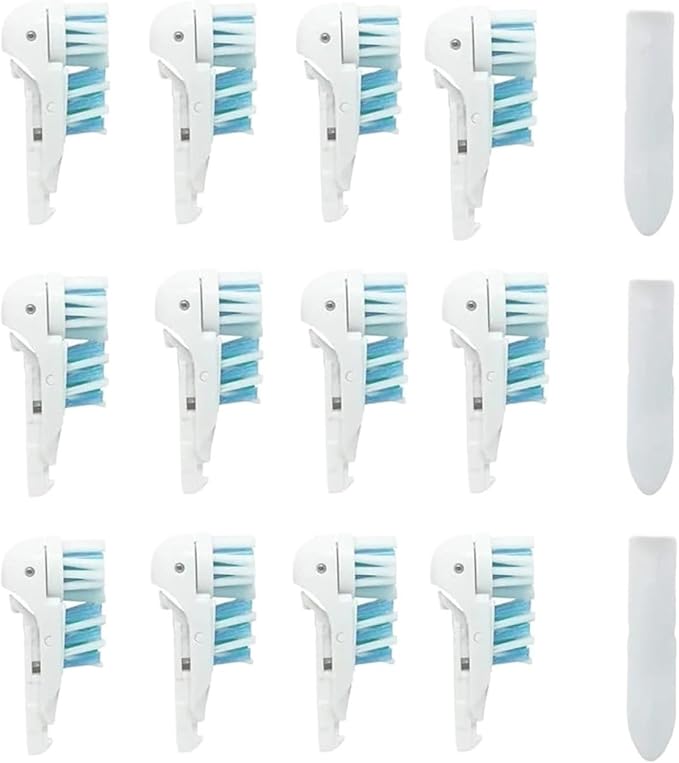 Sensitive Replacement Toothbrush Heads Refill Compatible with Cross Action Power 3733 4732 Clean Rotating Powerhead