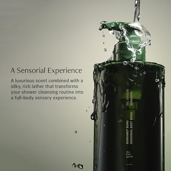 CYKLAR Sensorial Body Wash. Bergamot Bond Hydrating Cleanser with Moisture Locking Multi-Oil Complex Sodium PCA and Glycerin. Nourishing Shower Gel for Women and Men 16.5 Fl Oz Luxury Bodywash