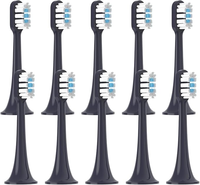10pcsCompatible for Mijia T302 Replacement Brush Heads Electric Toothbrush Protect Soft