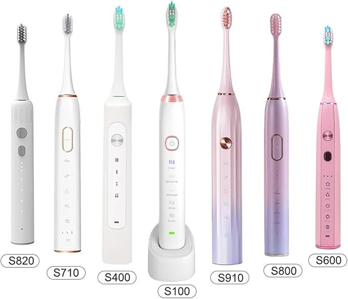 16pcs Replacement Toothbrush Heads Compatible for Hyundai X100/Sarmocare S100 S200 S600 S700 S800 S900 S710 S820