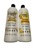 Lot Of 2 New Power Stick Shower Gel TOASTED HONEY SHOWER GEL VANILLA DREAM 16 FL OZ