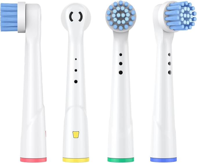 Safcare Sensitive Gum Care Replacement Brush Heads Pack of 48 Professional Electric Toothbrush Heads Compatible with Oral b Braun Electric Toothbrush (48 Pack)