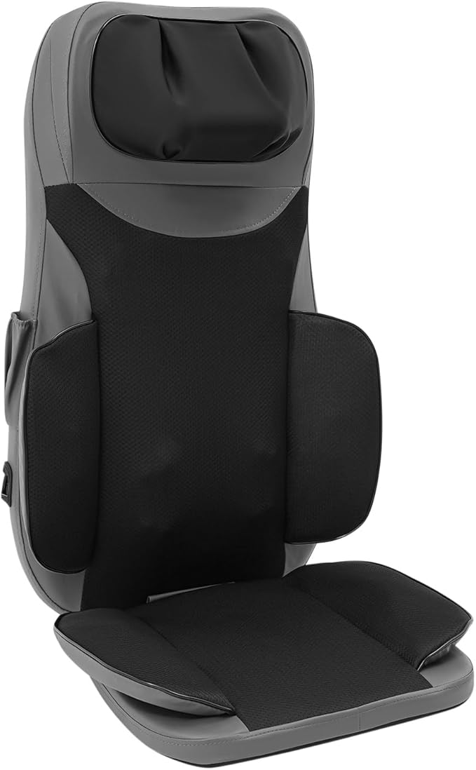 Massage Cushion for Neck and Back Comfortable Back Massage for Pain Relief 5-in-1 Massages Chair with Heat for Office Home Car 3D Floating