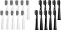 Replacement Toothbrush Heads Compatible for SG-575/507B/508/551/958/908/909/917/610/659/719/910/548/2303 Electric(BLACK10 WHITE10 Care)
