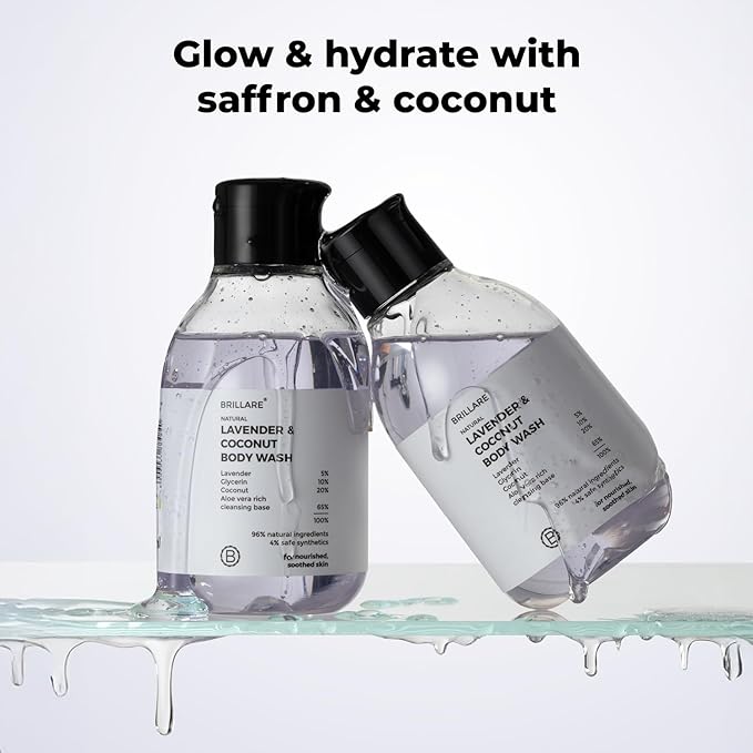 BRILLARE Lavender &amp Coconut Body Wash