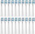 Replacement Brush HeadsCompatible for Seago Electric Toothbrushes E1-9/SG2303/SG575 Vacuum Packing(20pcs White)