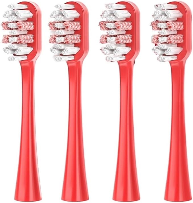 Compatible for Seago 4pcs Brush Head Nozzles Replacements for Electric Toothbrush SG986/SG987/S2/SX/S5(for SG-2007)