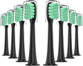 16pcs Electric Toothbrush Heads Compatible for SOOCAS X3 X1 X5 Replacement Tooth Brush Head with Anti-dust Cap