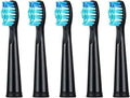 Compatible Electric Toothbrush Heads Replaceable Tooth Brush Head Soft Bristle SG-507/508/551(5 Black Heads only)