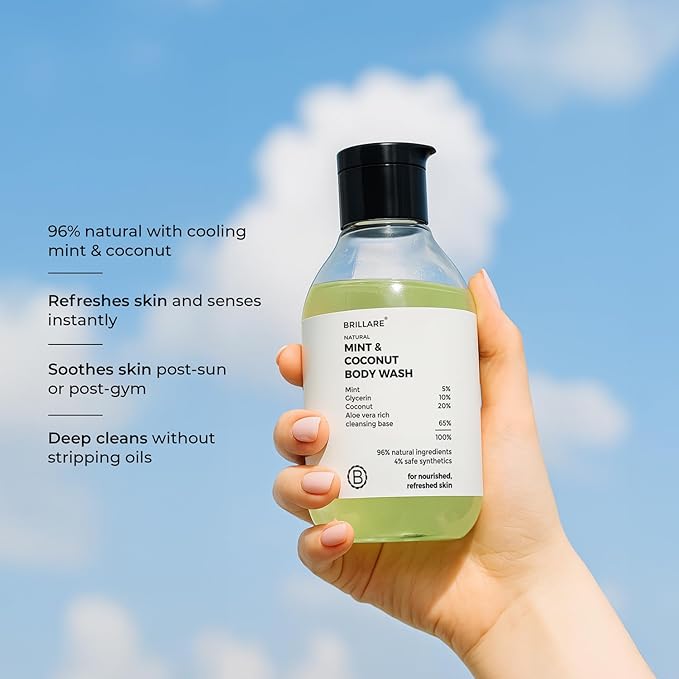 BRILLARE Mint &amp Coconut Body Wash